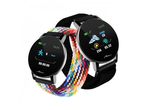 Media-Tech ACTIVEBAND THAITI MT871 - Smart klocka med rem - nylon - display 1.3" - Bluetooth - 14 g
