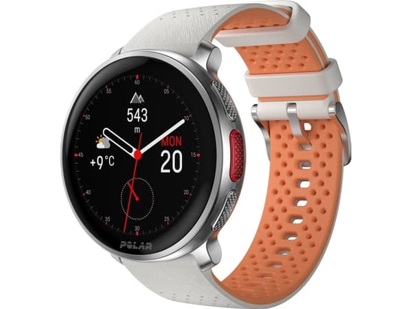 Polar Vantage V3 - Alumiini - urheilukello rannekkeella - silikoni - näyttö 1,39" - 32 Gt - Bluetooth - 57 g - taivaansininen