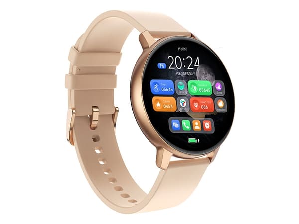 Tracer SMW9A SPARK - Smart klocka med rem - rosa - handledsstorlek: 155-235 mm - display 1.43" - Bluetooth - 48 g