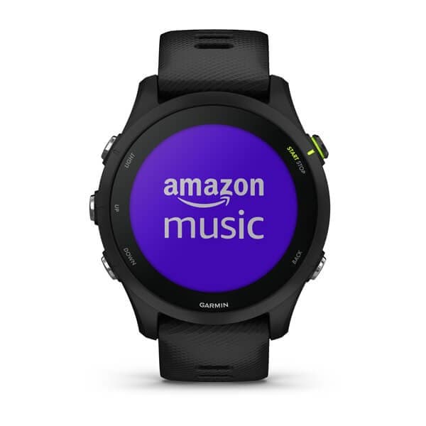 Garmin Forerunner 255 Music 3,3 cm (1,3") MIP 46 mm Digitaalinen 260 x 260 pikseliä Kosketusnäyttö Musta Wi-Fi GPS (satelliitti)