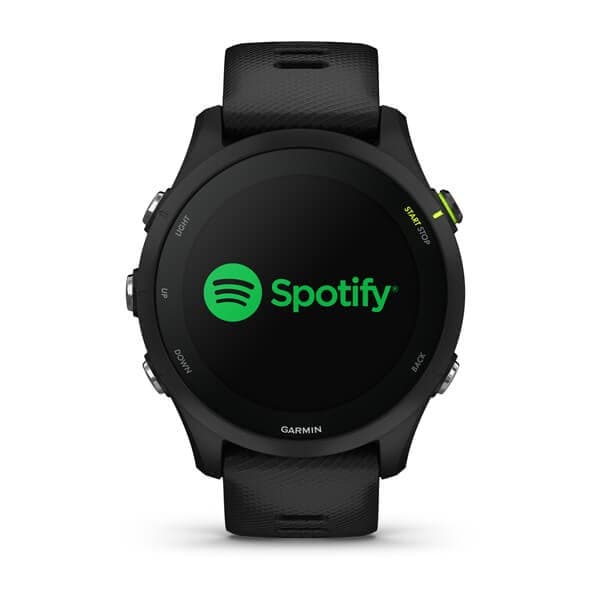 Garmin Forerunner 255 Music 3,3 cm (1,3") MIP 46 mm Digitaalinen 260 x 260 pikseliä Kosketusnäyttö Musta Wi-Fi GPS (satelliitti)
