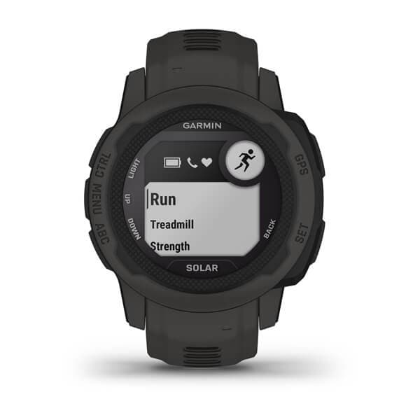 Garmin Instinct 2S Solar 2,01 cm (0,79") MIP 40 mm Digital 156 x 156 pixlar Grafit GPS (satellit)