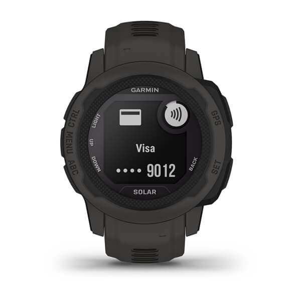Garmin Instinct 2S Solar 2,01 cm (0,79") MIP 40 mm Digital 156 x 156 pixlar Grafit GPS (satellit)