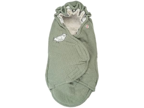 Lodger Fleece Elm vintersovepose til barnevogn, salvie