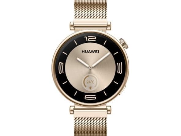 Huawei Watch GT 4 - 41 mm - ruostumatonta terästä - älykello Milanon rannekkeella - ranteen koko: 120-190 mm - näyttö 1.32" - NFC, Bluetooth - 37 g -