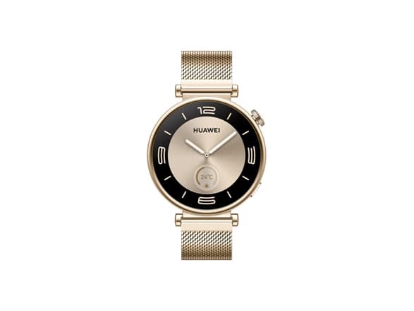 Huawei Watch GT 4 - 41 mm - ruostumatonta terästä - älykello Milanon rannekkeella - ranteen koko: 120-190 mm - näyttö 1.32" - NFC, Bluetooth - 37 g -