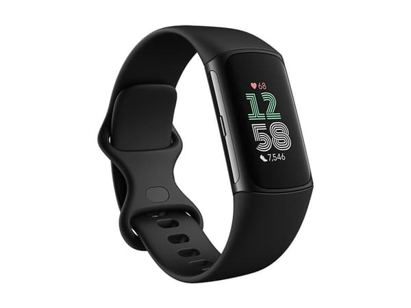 Fitbit Charge 6 - aktivitetssporer med uendelighedsbånd - silikone - obsidian - Bluetooth, NFC - 37.64 g