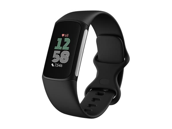 Fitbit Charge 6 - aktivitetssporer med uendelighedsbånd - silikone - obsidian - Bluetooth, NFC - 37.64 g
