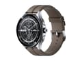 Miniatyrbild 3 av 5: Xiaomi Watch 2 Pro - 46 mm - rostfritt stål i silver - smart klocka med rem - läder - brun - handledsstorlek: 135-205 mm - display 1.43" - 32 GB - Bl