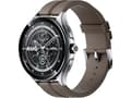 Miniatyrbild 5 av 5: Xiaomi Watch 2 Pro - 46 mm - rostfritt stål i silver - smart klocka med rem - läder - brun - handledsstorlek: 135-205 mm - display 1.43" - 32 GB - Bl
