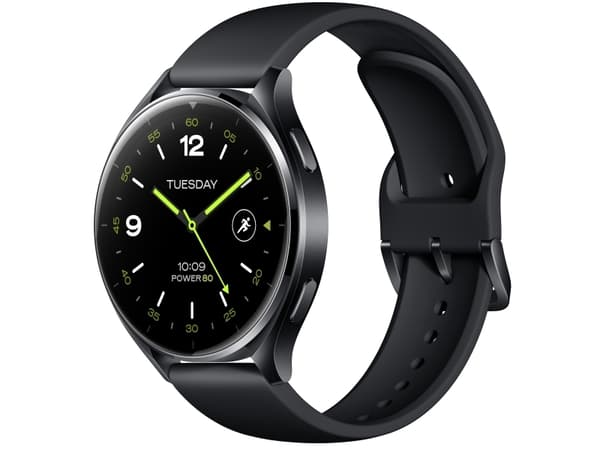 Xiaomi Watch 2 - Svart rostfritt stål - smart klocka med rem