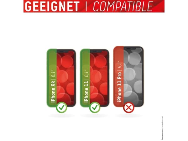 DISPLEX Smart Glass - Skärmskydd för mobiltelefon - film - 6.1" - för Apple iPhone 11, XR