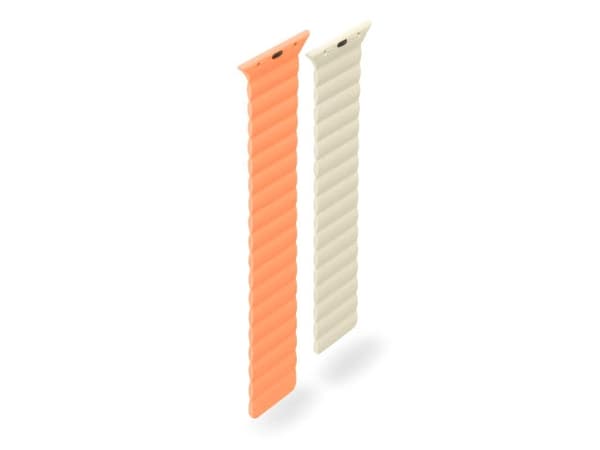 Hama Fantastic Feel, Band, Smartwatch, Beige, Orange, Apple, Plast, En storlek