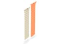 Miniatyrbild 4 av 5: Hama Fantastic Feel, Band, Smartwatch, Beige, Orange, Apple, Plast, En storlek