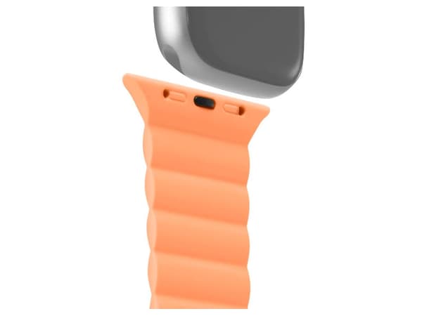 Hama Fantastic Feel, Band, Smartwatch, Beige, Orange, Apple, Plast, En storlek