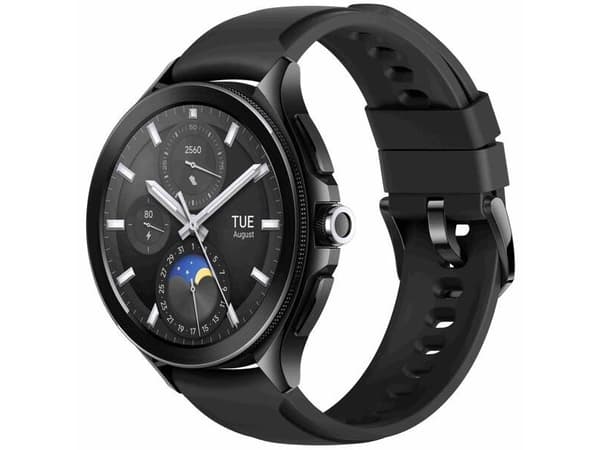 Xiaomi Watch 2 Pro - Svart rostfritt stål - smart klocka med rem - fluororubber - svart - handledsstorlek: 135-205 mm - display 1.43" - 32 GB - Bluet