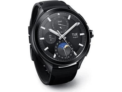 Xiaomi Watch 2 Pro - Svart rostfritt stål - smart klocka med rem - fluororubber - svart - handledsstorlek: 135-205 mm - display 1.43" - 32 GB - Bluet