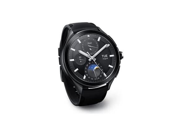 Xiaomi Watch 2 Pro - Svart rostfritt stål - smart klocka med rem - fluororubber - svart - handledsstorlek: 135-205 mm - display 1.43" - 32 GB - Bluet