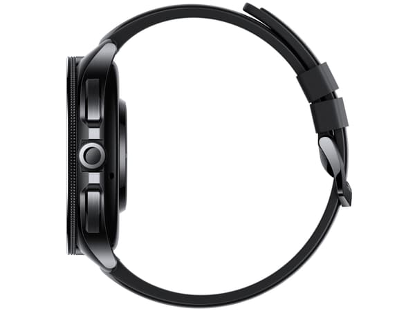 Xiaomi Watch 2 Pro - Svart rostfritt stål - smart klocka med rem - fluororubber - svart - handledsstorlek: 135-205 mm - display 1.43" - 32 GB - Bluet