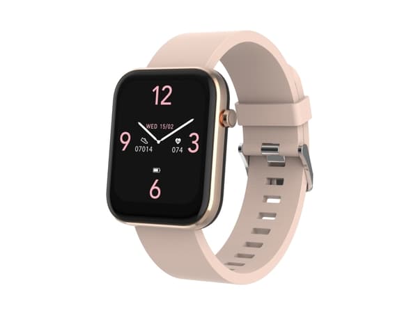 DENVER SW-182 - Smart klocka med band - display 1.7" - Bluetooth - rosa