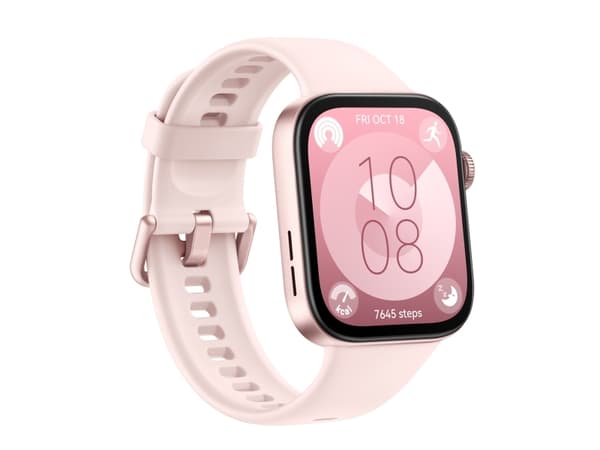 Huawei Watch Fit 3 - Aluminiumslegering - smartklokke med stropp - fluorelastomer - håndleddstørrelse: 130-210 mm - display 1.82" - Bluetooth, Wi-Fi