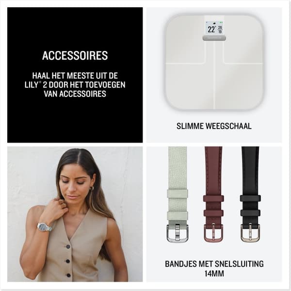 Garmin Lily 2 - Smartwatch för kvinnor - Snygg design - 18 sportappar - 5 dagars batteri