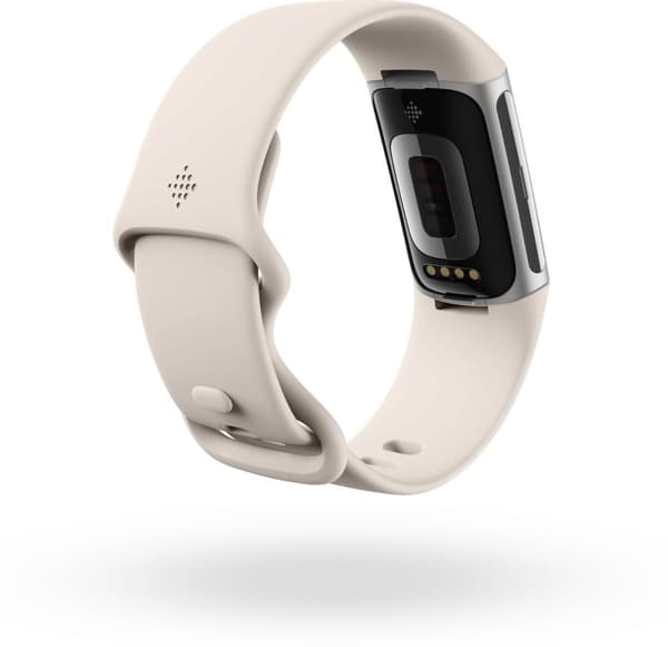 Fitbit Charge 6 - Activity Tracker - ur med trinplade - beige