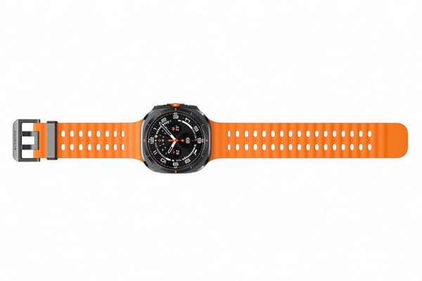 Samsung® | Galaxy Watch Ultra - Titanium Gray (Orange strap)