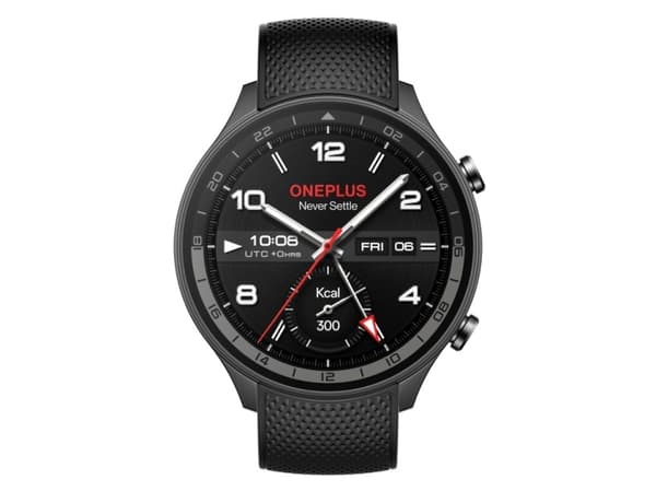 OnePlus Watch 2R 3,63 cm (1,43") AMOLED Digitaalinen 466 x 466 pikselin kosketusnäyttö, harmaa, Wi-Fi GPS (satelliitti)