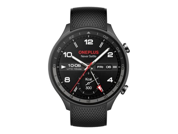 OnePlus Watch 2R 3,63 cm (1,43") AMOLED Digitaalinen 466 x 466 pikselin kosketusnäyttö, harmaa, Wi-Fi GPS (satelliitti)