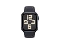 Miniatyrbild 3 av 5: Apple Watch SE (GPS) - 2a generation - 40 mm - midnattsaluminium - smart klocka med sportband - fluoroelastomer - midnatt - bandstorlek: S/M - 32 GB