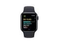Miniatyrbild 5 av 5: Apple Watch SE (GPS) - 2a generation - 40 mm - midnattsaluminium - smart klocka med sportband - fluoroelastomer - midnatt - bandstorlek: S/M - 32 GB