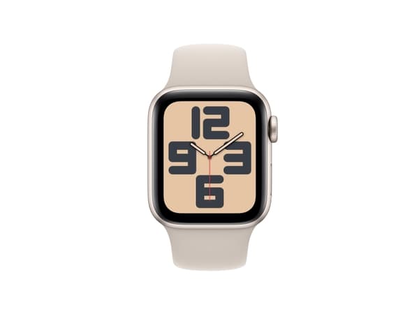 Apple Watch SE (GPS + Cellular) - 2. generasjon - 40 mm - stjernelysaluminium - smartklokke med sportsbånd - fluorelastomer - stjernelys - båndbredde