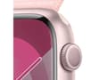 Miniatyrbild 4 av 5: Apple Watch Series 9 (GPS) - 45 mm - rosa aluminium - smart klocka med sportögla - mjukt nylon i dubbla lager - ljusrosa - 64 GB - Wi-Fi, Bluetooth,