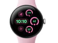 Miniatyrbilde 2 av 5: Google Pixel Watch 3 - 41 mm - polert sølvaluminium - smartklokke med aktivt bånd - fluorelastomer - rose quartz - båndbredde: L - 32 GB - Bluetooth,