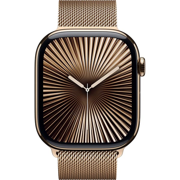 Apple Apple Watch Series 10 Gps + Cellular 42mm Milanese Loop Gylden