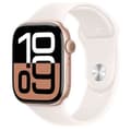 Miniatyrbild 1 av 4: Apple Apple Watch Series 10 Gps 42mm Sport Band Guld M-L