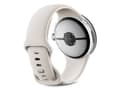 Miniatyrbild 4 av 5: Google Pixel Watch 3 - 45 mm - polerat silver aluminium - smart klocka med aktivt band - fluoroelastomer - porslin - bandstorlek: L - 32 GB - Bluetoo