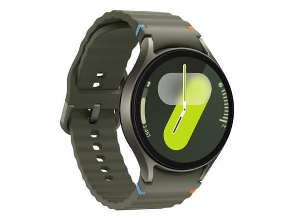 Samsung Galaxy Watch7 - 44 mm - smartklokke med sportsbånd - gummi - båndbredde: M/L - display 1.47" - 32 GB - NFC, Wi-Fi, Bluetooth - 33.8 g - grønn