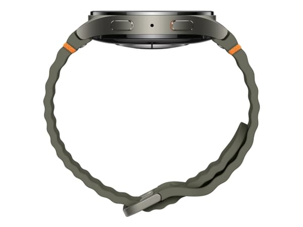 Samsung Galaxy Watch7 - 44 mm - smartklokke med sportsbånd - gummi - båndbredde: M/L - display 1.47" - 32 GB - NFC, Wi-Fi, Bluetooth - 33.8 g - grønn
