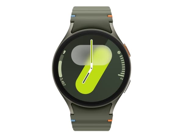 Samsung Galaxy Watch7 - 44 mm - smartklokke med sportsbånd - gummi - båndbredde: M/L - display 1.47" - 32 GB - NFC, Wi-Fi, Bluetooth - 33.8 g - grønn