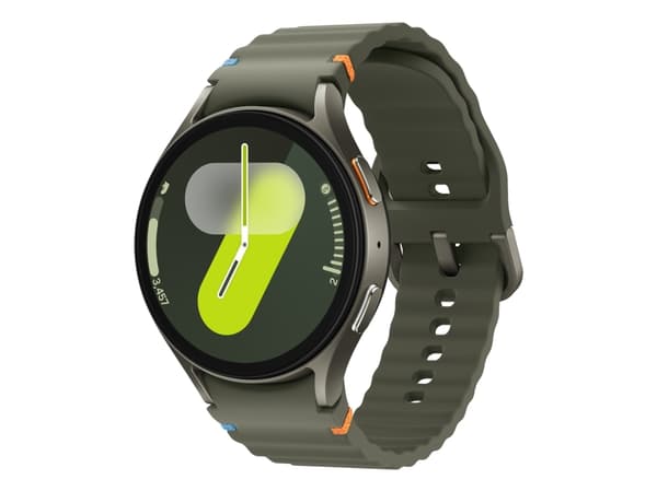 Samsung Galaxy Watch7 - 44 mm - smartklokke med sportsbånd - gummi - båndbredde: M/L - display 1.47" - 32 GB - NFC, Wi-Fi, Bluetooth - 33.8 g - grønn
