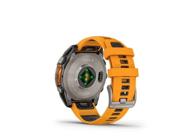 Garmin fenix 8, 3,56 cm (1,4"), AMOLED, Pekskärm, 32 GB, Wi-Fi, GPS (satellit)