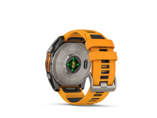 Garmin Fenix 8, 3,56 cm (1.4"), AMOLED, Berøringsskjerm, 32 GB, GPS, 76 g