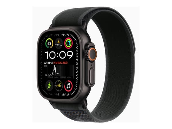 Apple Watch Ultra 2 GPS+ Cellular 49mm Black Titanium Case with Trail Loop