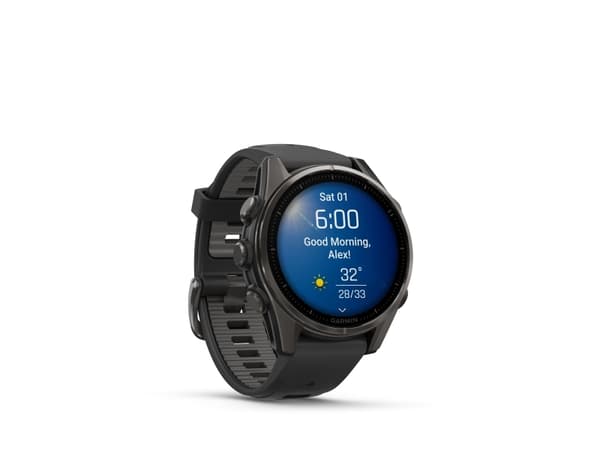 Garmin fenix 8, 3,3 cm (1.3"), AMOLED, Berøringsskjerm, 32 GB, Wi-Fi, GPS