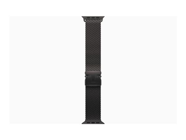 Apple Watch Ultra 2 - 49 mm - svart titan - smart klocka med milanesisk loop - bandstorlek: L - 64 GB - LTE, Wi-Fi 4, UWB, Bluetooth - 4G - 61.8 g