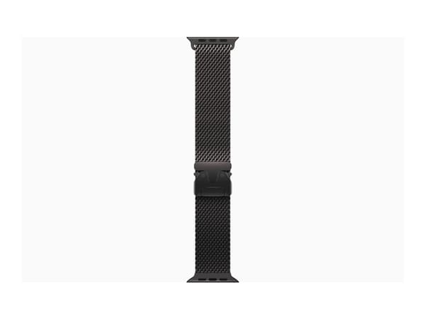 Apple Watch Ultra 2 - 49 mm - svart titan - smart klocka med milanesisk loop - bandstorlek: S - 64 GB - LTE, Wi-Fi 4, UWB, Bluetooth - 4G - 61.8 g