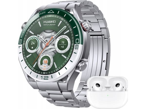 Huawei Watch Ultimate - Green Edition - smart klocka med rem - titan - stål - handledsstorlek: 140-210 mm - display 1.5" - Bluetooth, NFC - 76 g  - u
