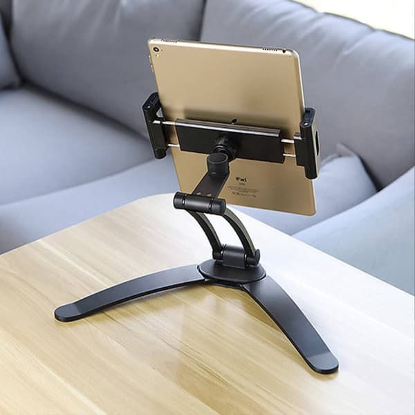 Desire2 Tablet Holder 2-in-1 XL Wall and Portable up to 12.9" Black